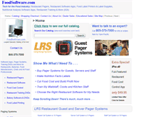 Tablet Screenshot of foodsoftware.com